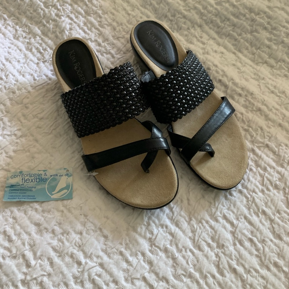 Black strap Sandals NWT